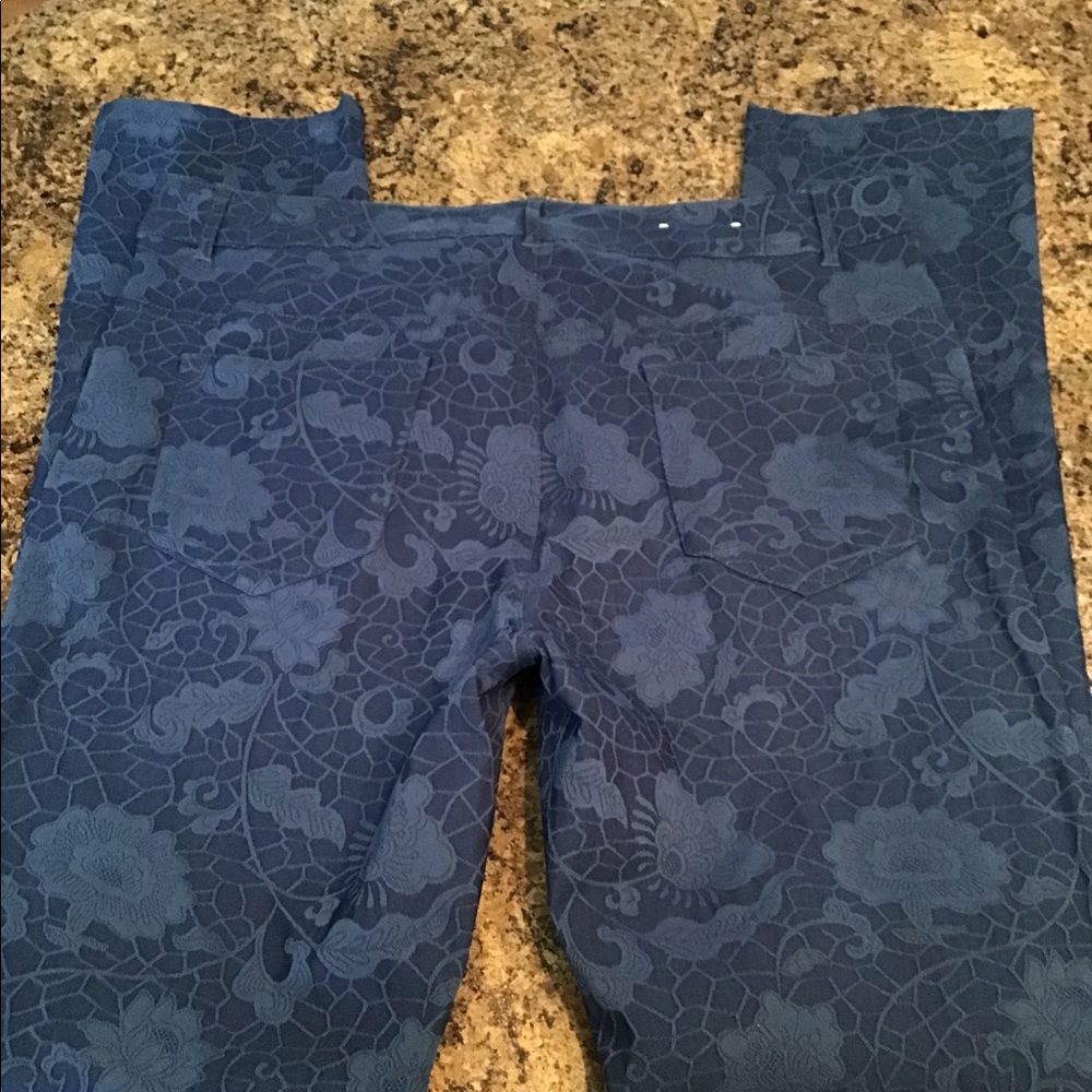 Eric Royal Blue Jeans with design